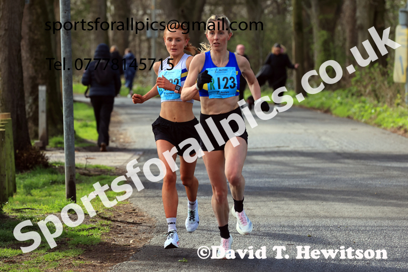 Senior Womens 6 Stage Road Relay, 2026 Northern Mens 12 and Womens 6 Stage Road Relays and Young Athletes 5k, Sheepmount Stadium, Carlisle. Photo: David T. Hewitson/Sports for All Pics